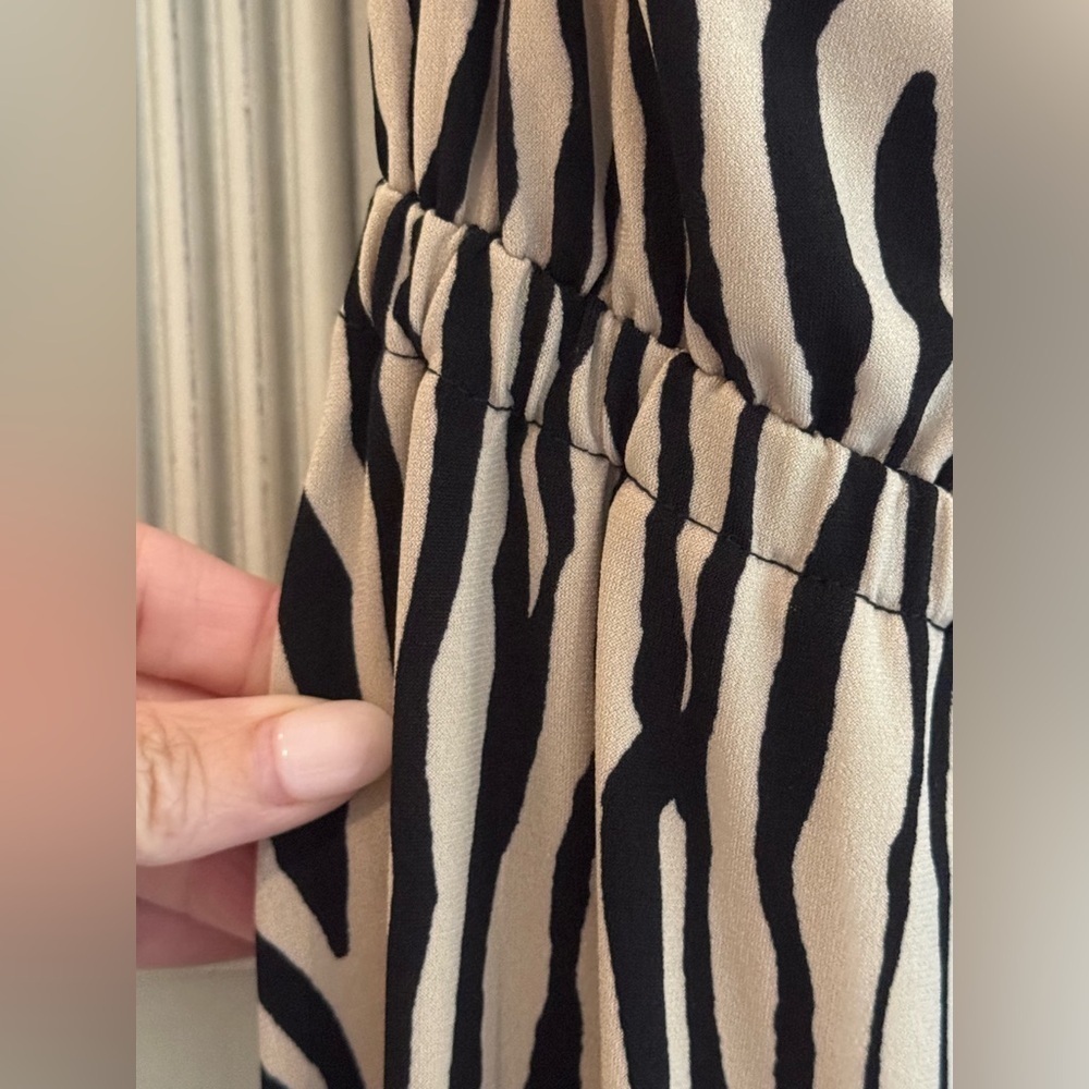 I.N.C. Zebra Printed Halter Maxi Dress, XL - Picture 15 of 16